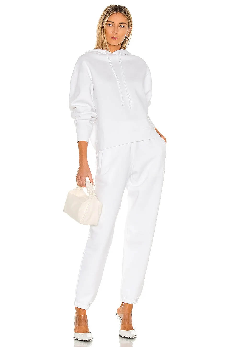 Alexander Wang Foundation Terry Classic track pants, white