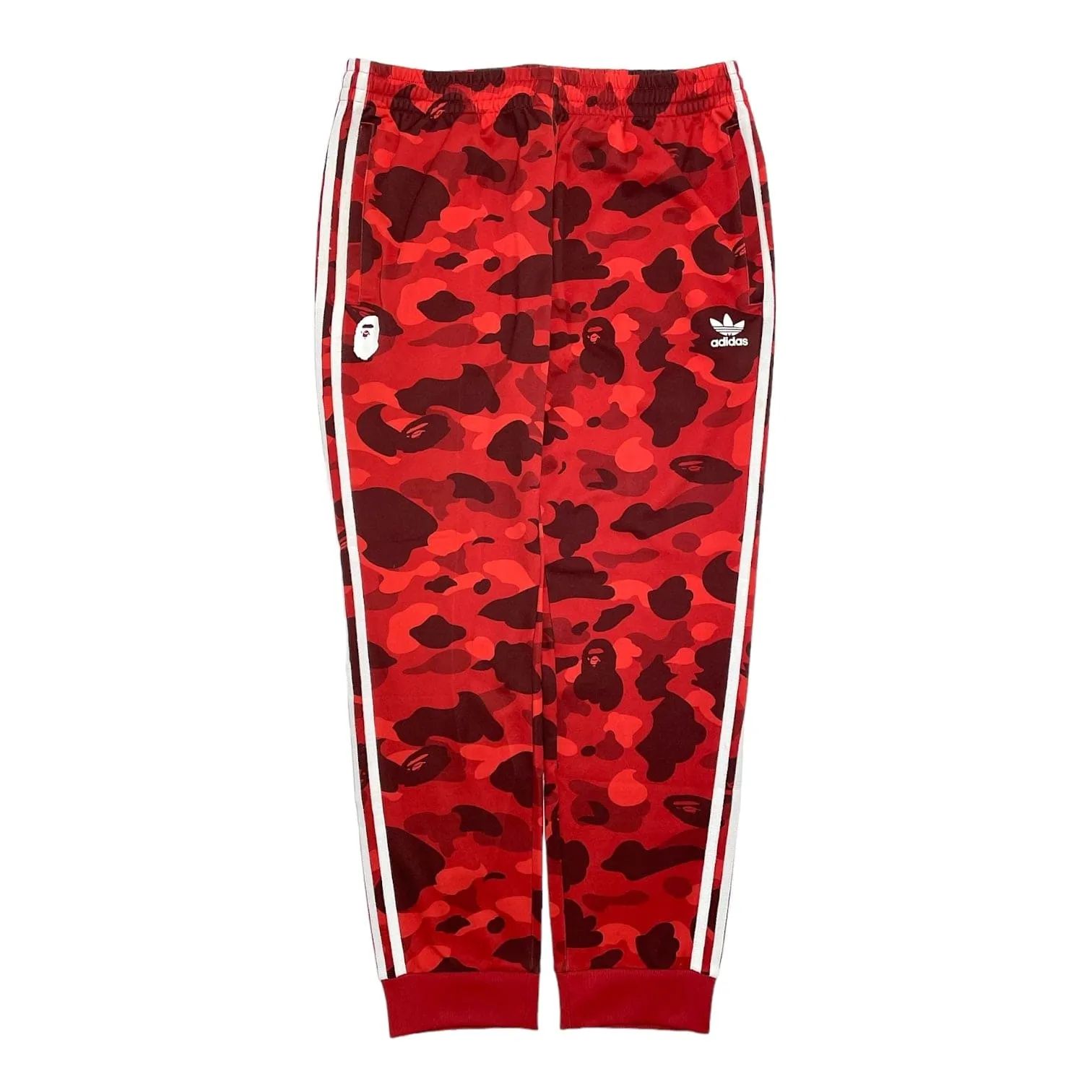 BAPE x Adidas Adicolor Track Pants Raw Red