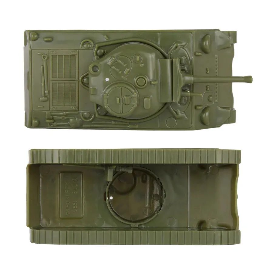 BMC CTS WW II Sherman Tank 2 Pieces Green