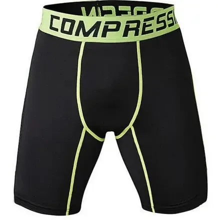 Camo Solid Compression Shorts