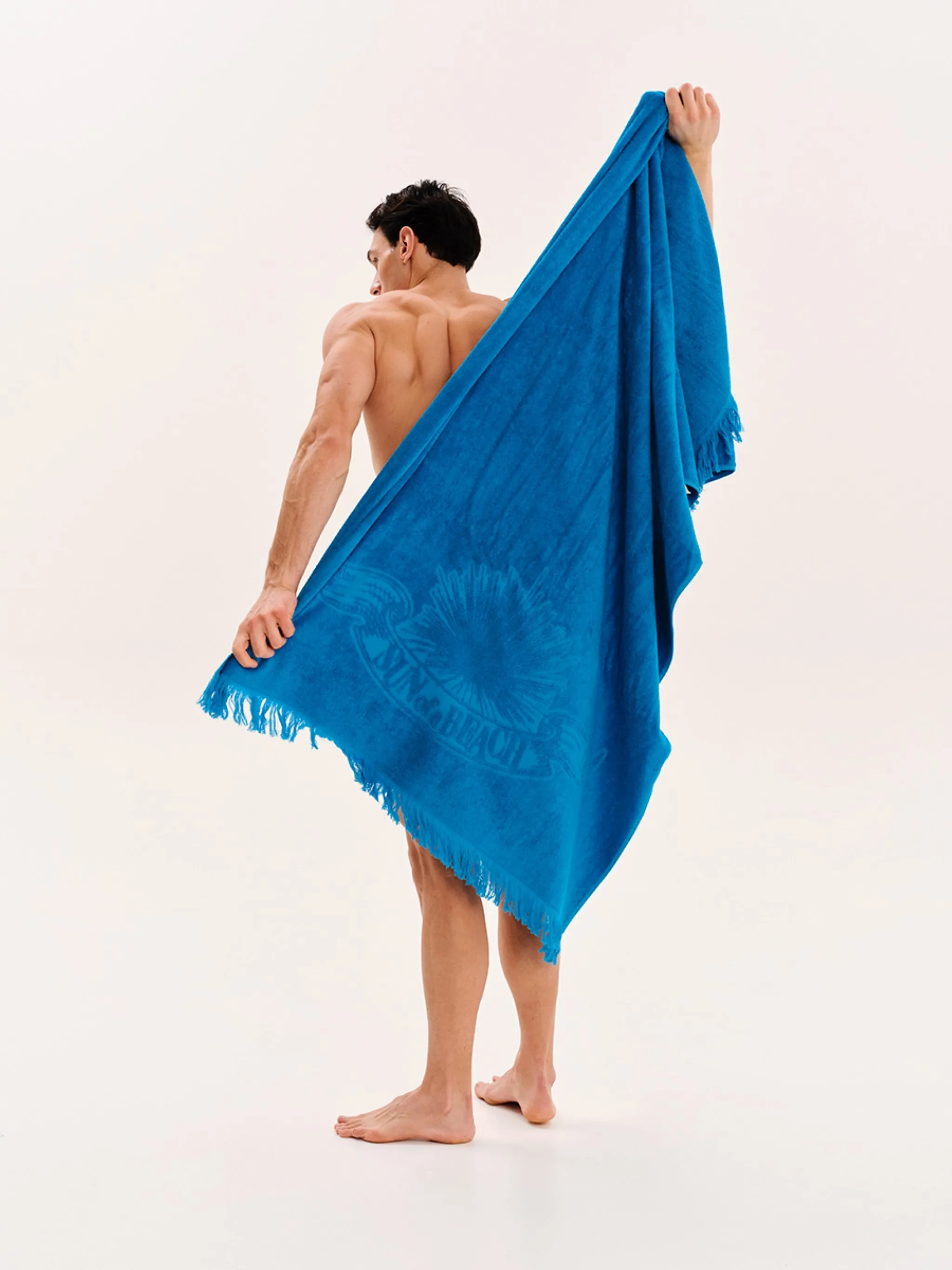 Cousteau | Monochrome Beach Towel