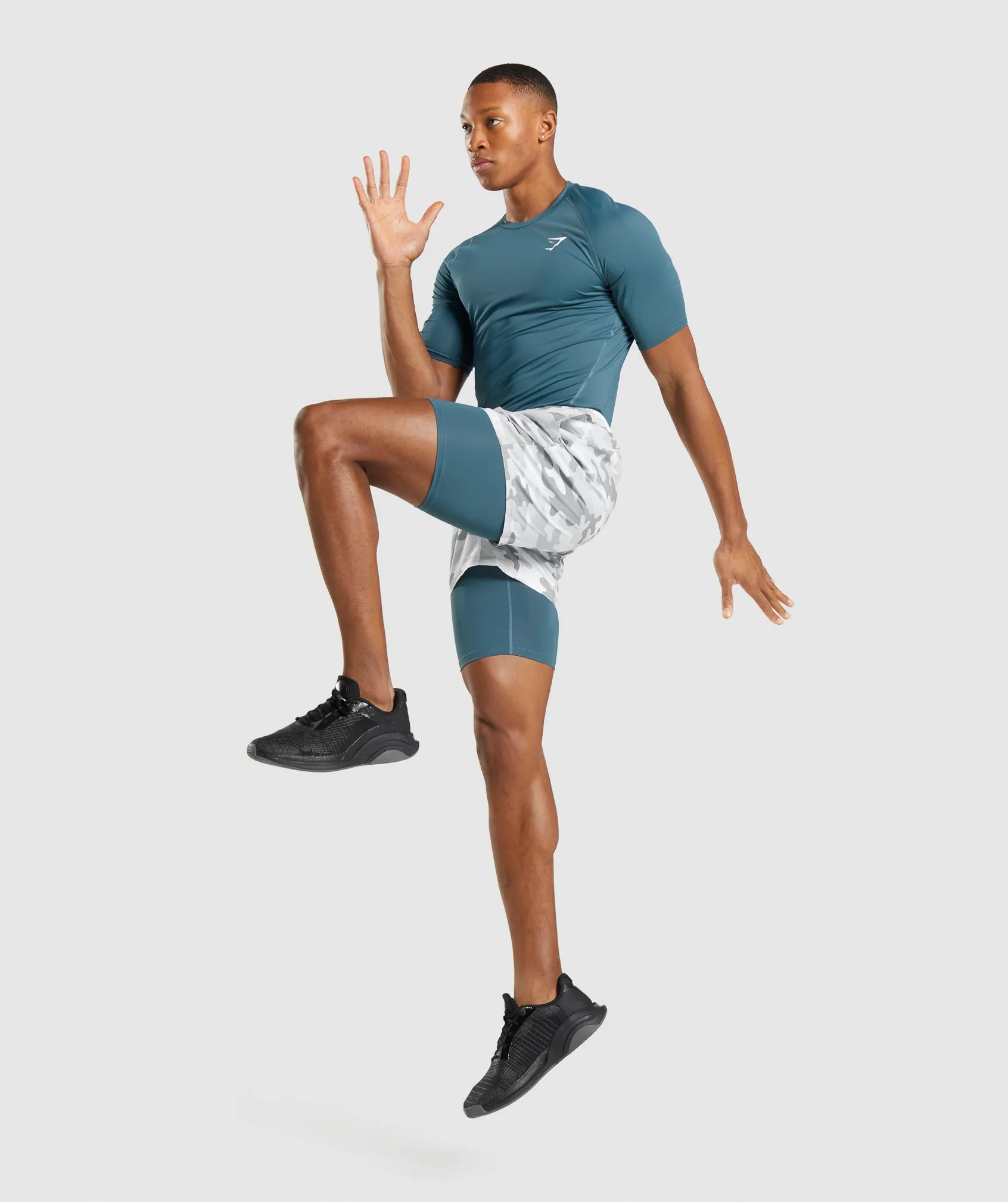 Gymshark Element Baselayer T-Shirt - Tuscan Teal