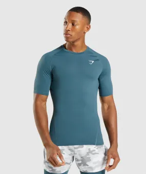 Gymshark Element Baselayer T-Shirt - Tuscan Teal