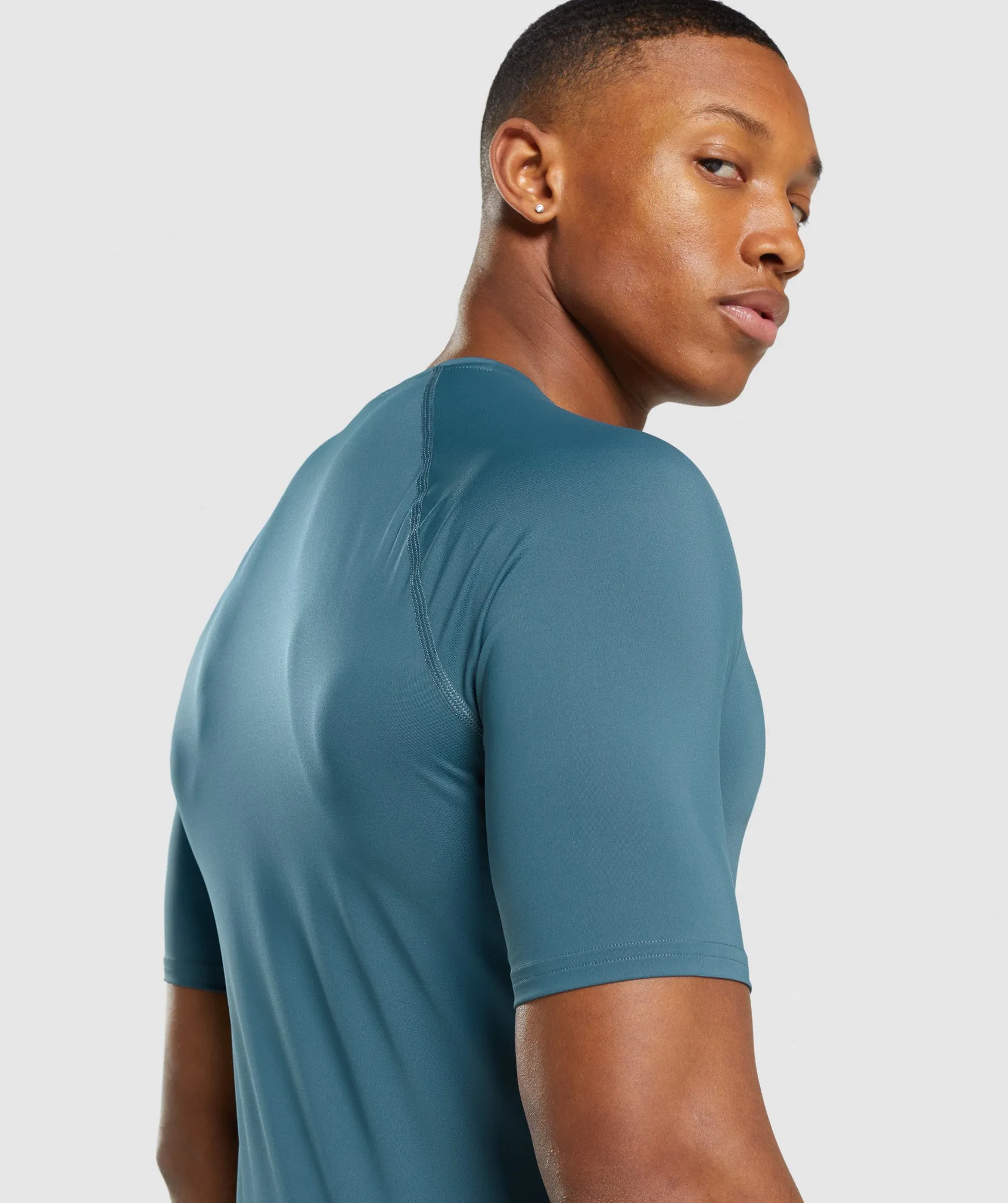 Gymshark Element Baselayer T-Shirt - Tuscan Teal