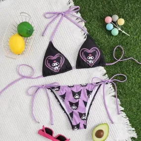 Kawaii Kuromi Bikinis