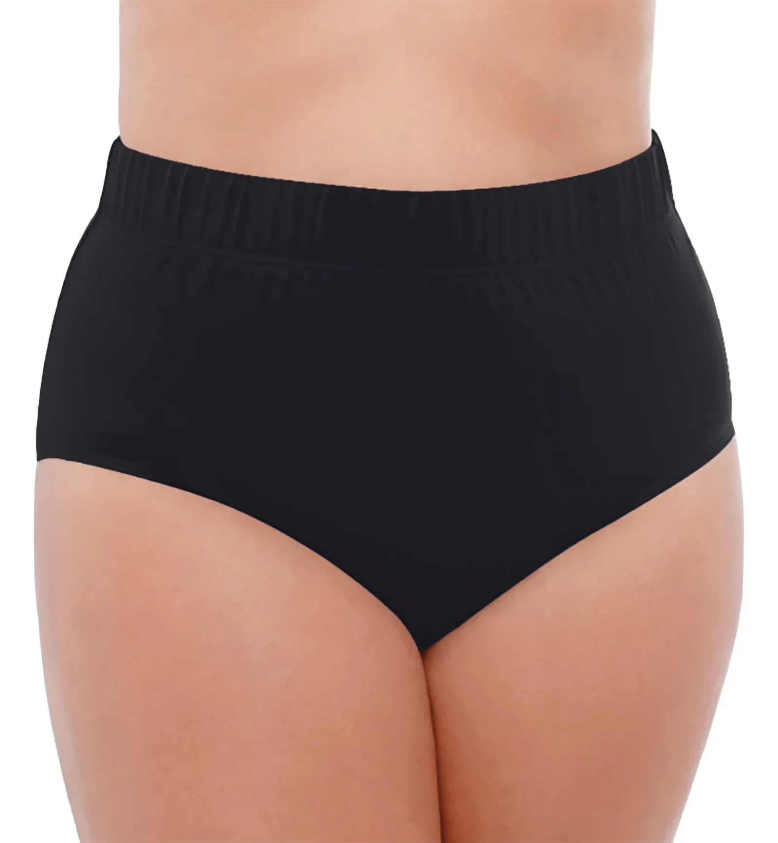 Miraclesuit Plus Size Swim Pant (6518801W) - Black