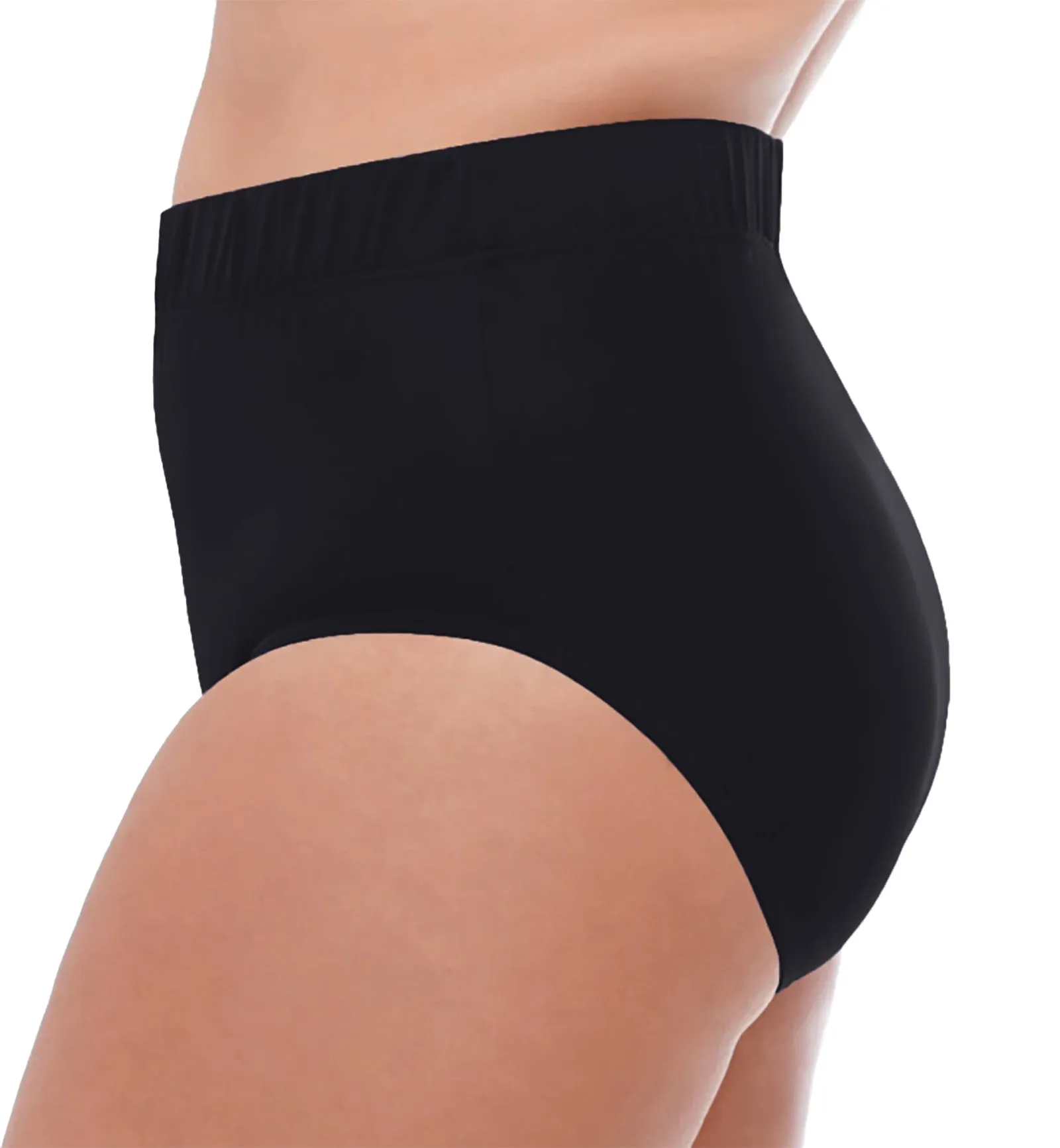 Miraclesuit Plus Size Swim Pant (6518801W) - Black