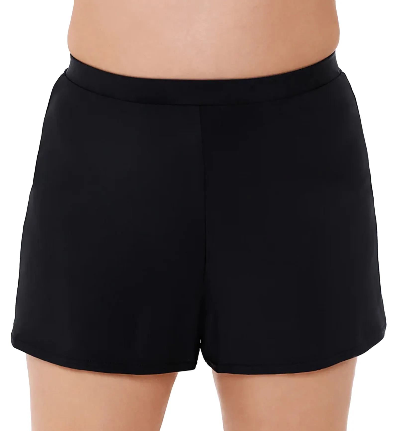 Miraclesuit Plus Size Swim Shorts (6518805W) - Black