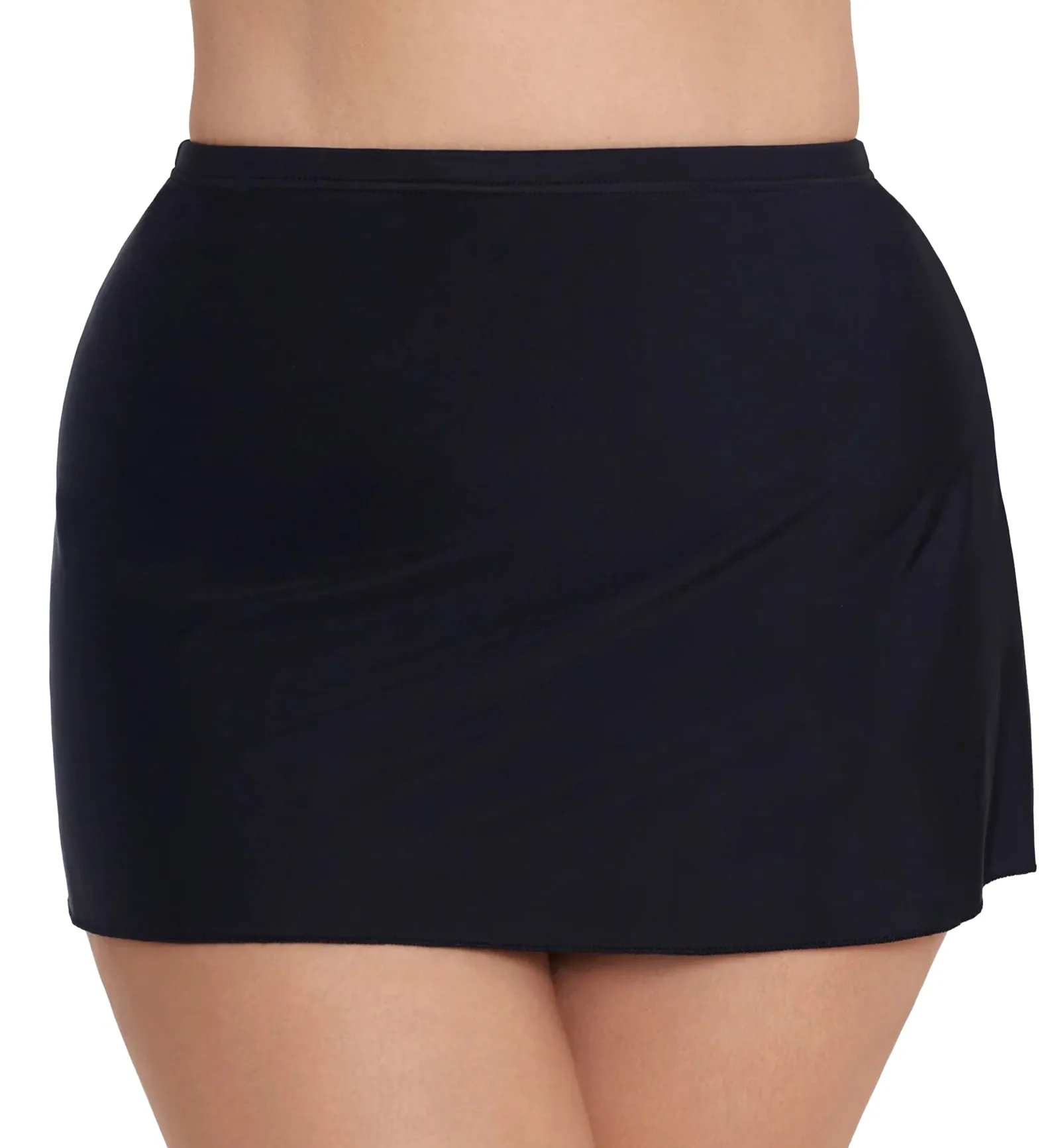 Miraclesuit Plus Size Swim Skirt (6518803W) - Black