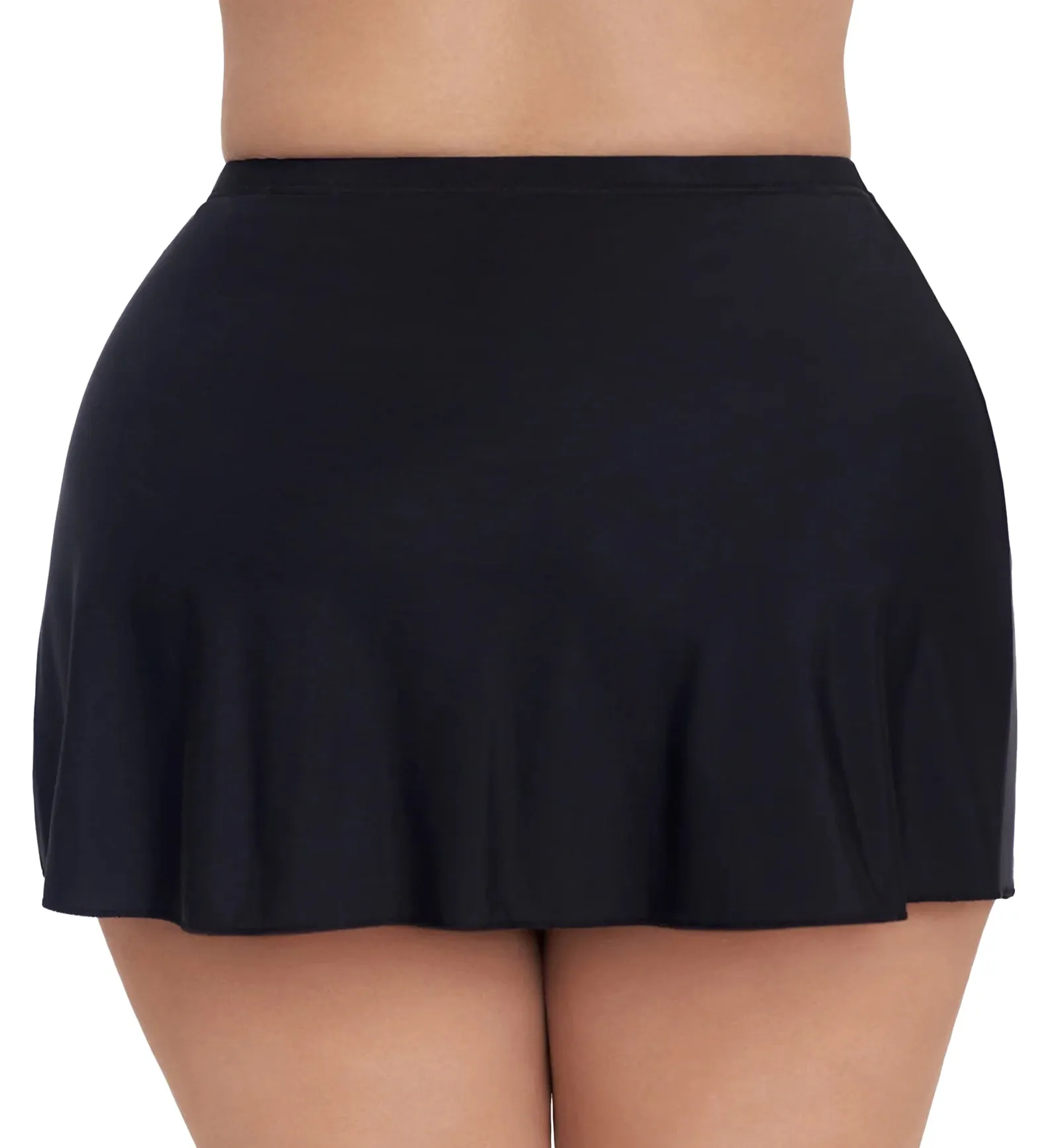 Miraclesuit Plus Size Swim Skirt (6518803W) - Black