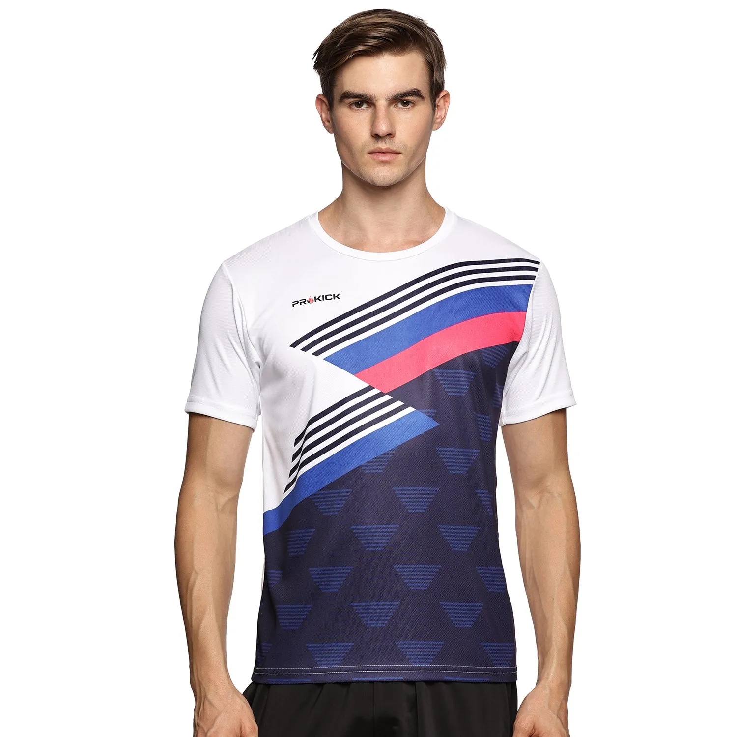 Prokick Half Sleeves Regular Fit Sports Wear T-shirt for Men