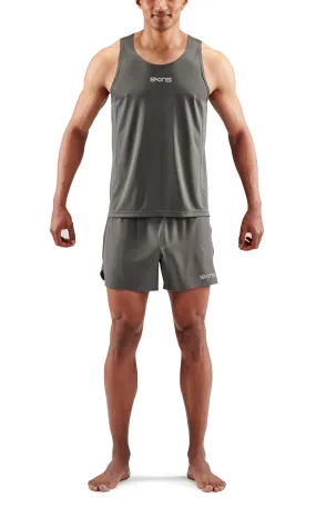 SKINS Men's Activewear Singlet 3-Series - Charcoal