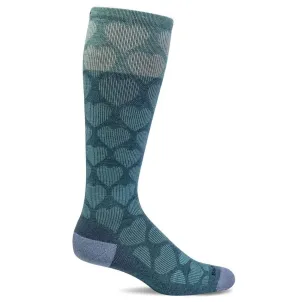 Sockwell Women's Heart Throb Compression Socks Blueridge