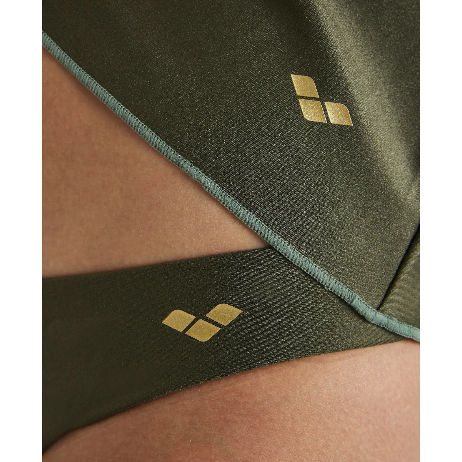 WOMEN'S TANKINI SOLID - DARK OLIVE