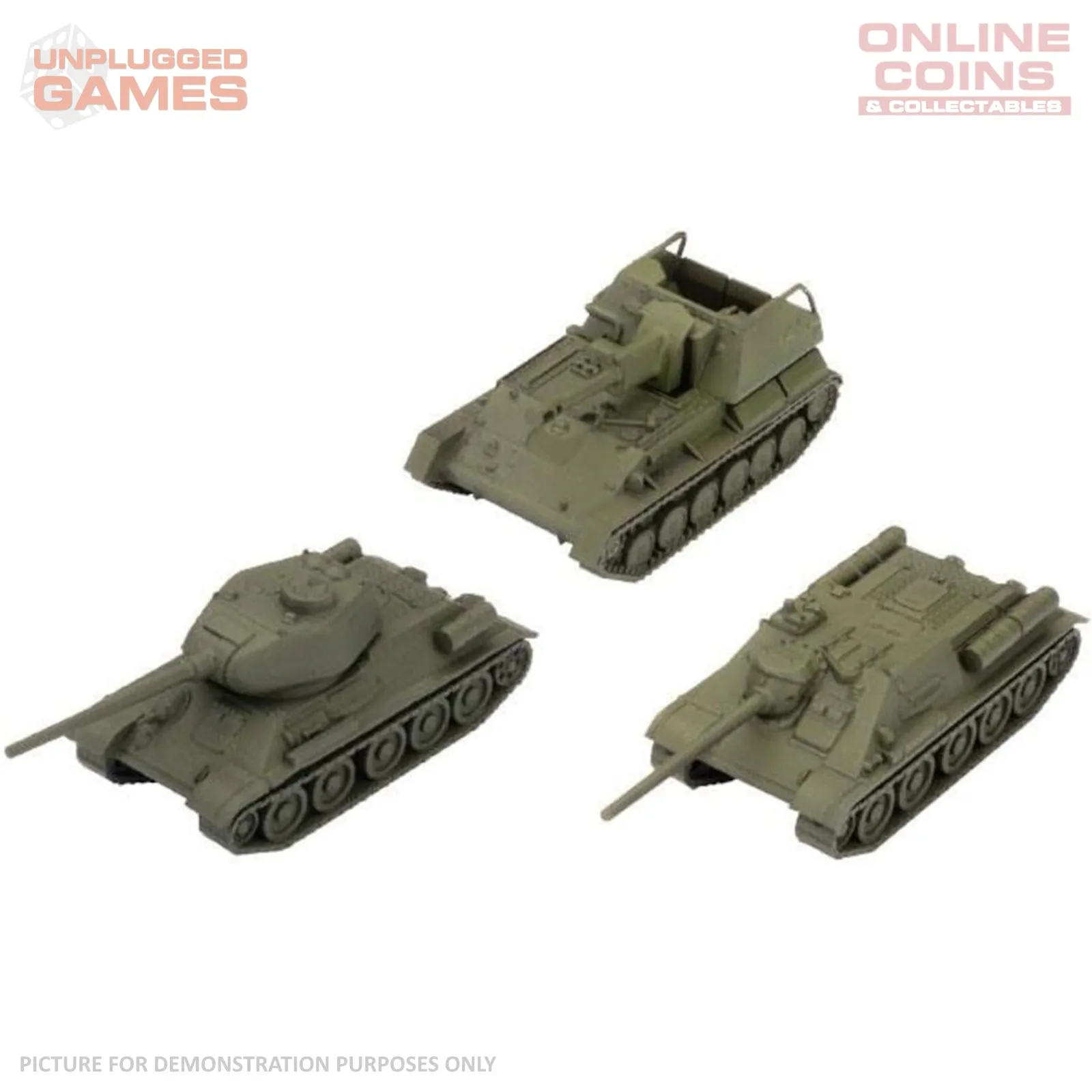 World of Tanks Miniatures Game U.S.S.R. Tank Platoon 3